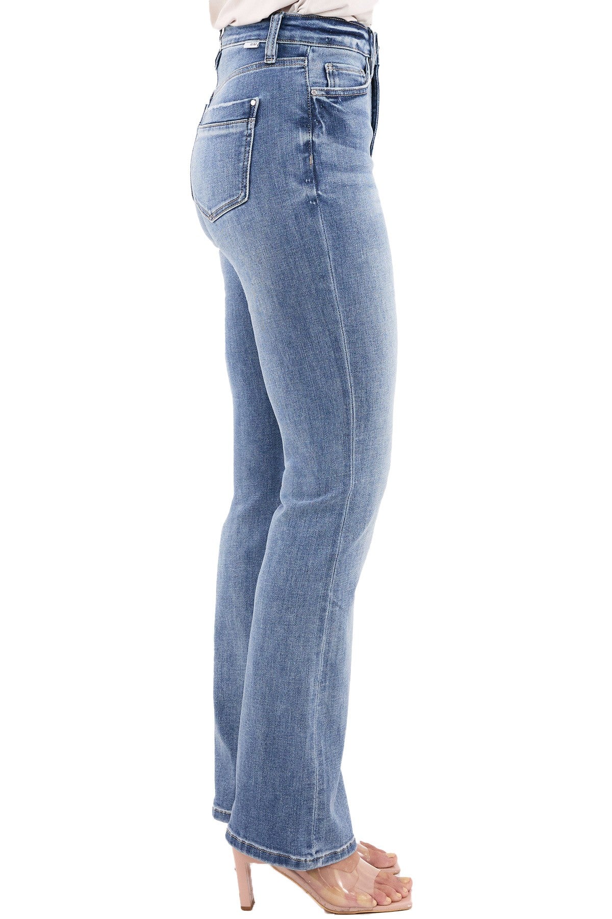 Mia High Rise Bootcut Jeans in Medium Wash