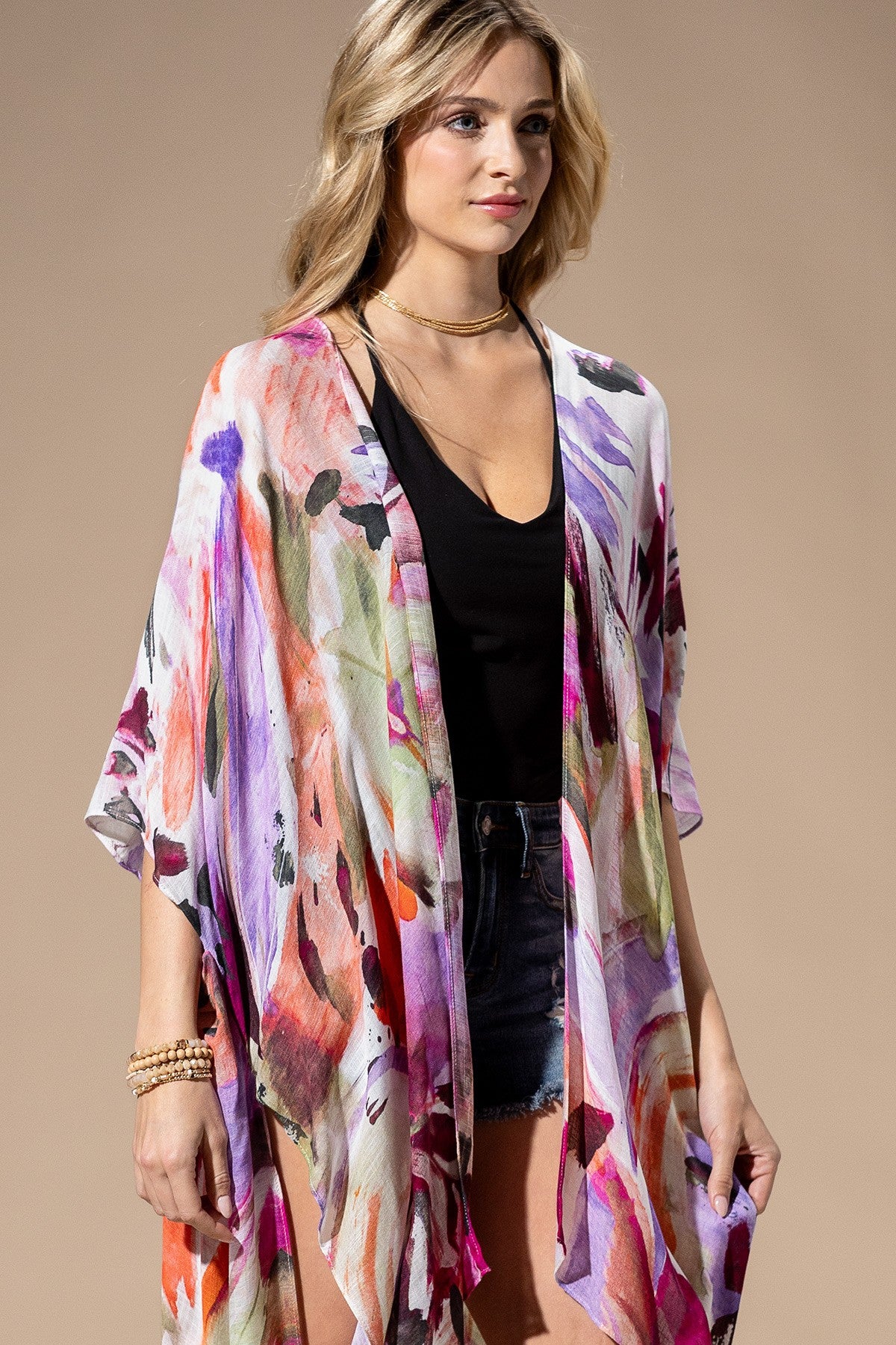 Watercolor Kimono