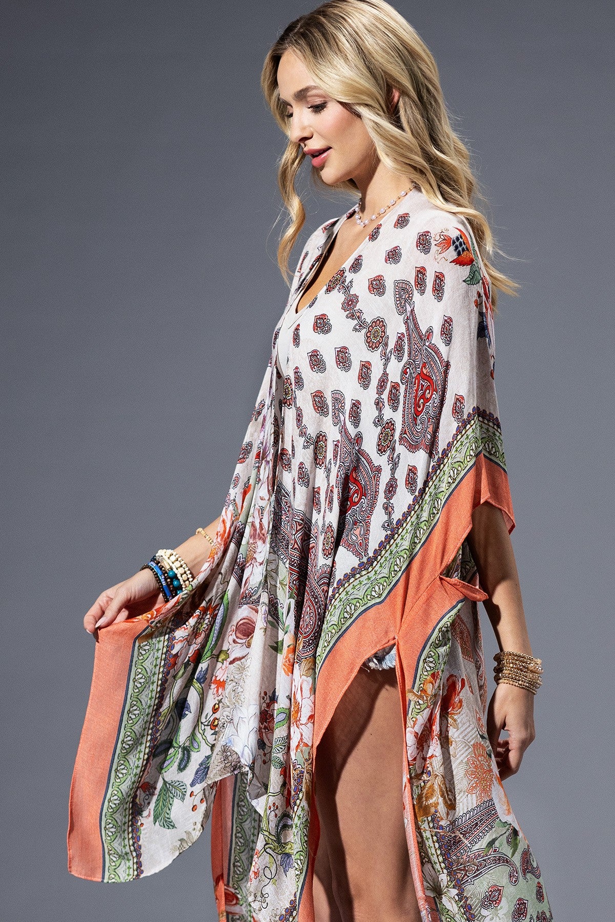 Bellflower Kimono