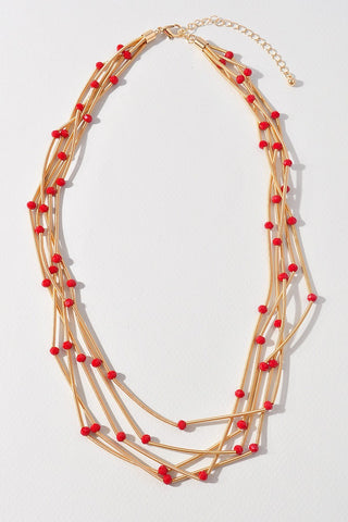 Beaded Layered Necklace