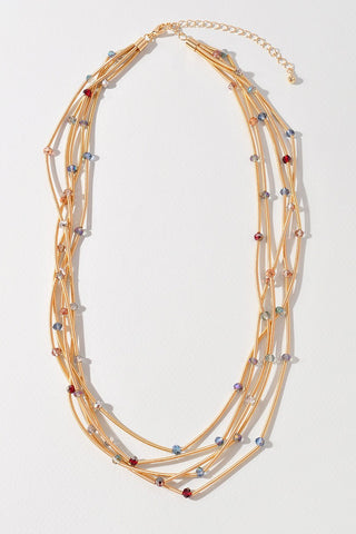 Beaded Layered Necklace