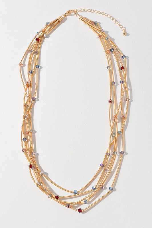 Beaded Layered Necklace