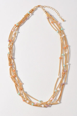 Beaded Layered Necklace