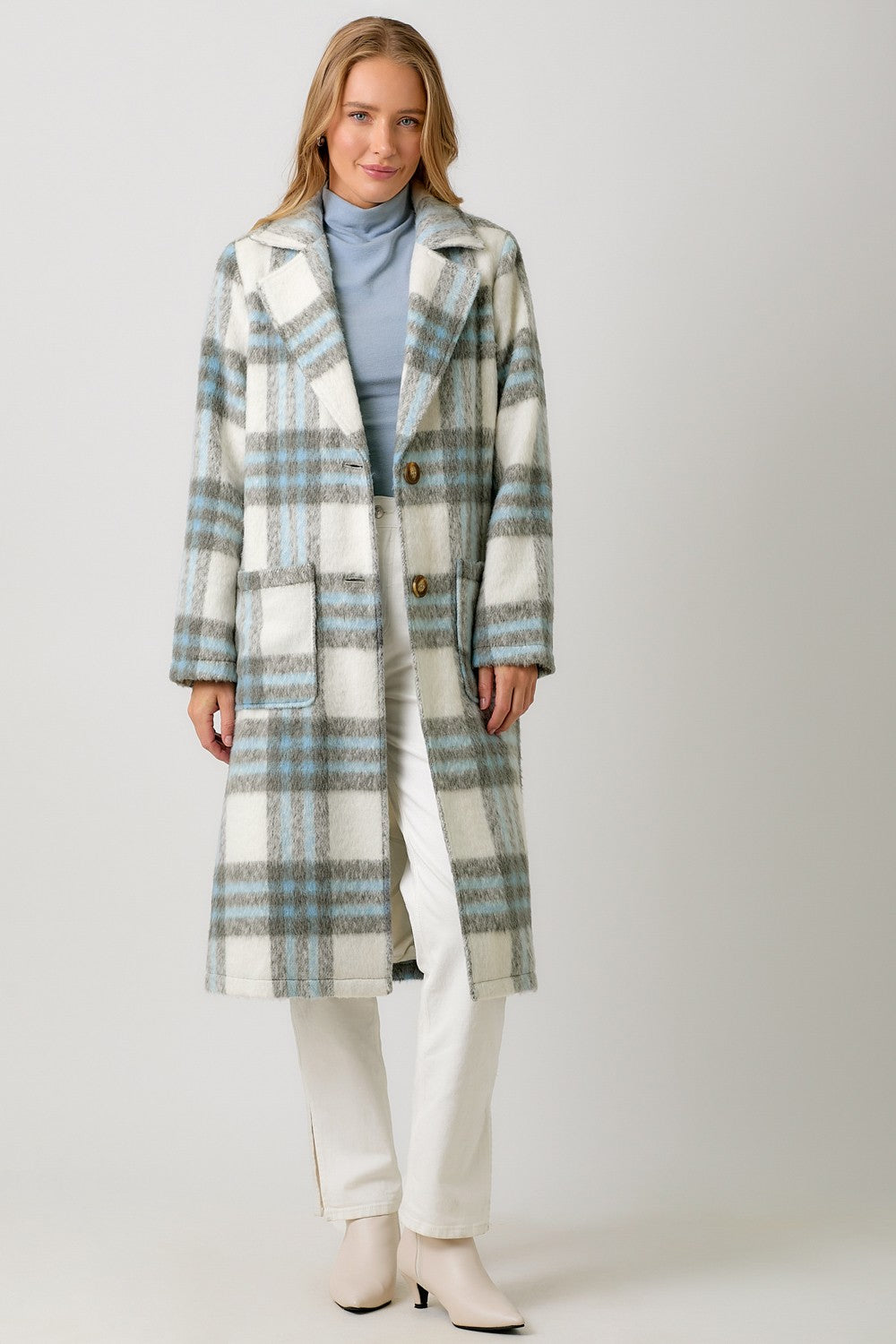 Plaid Long Coat