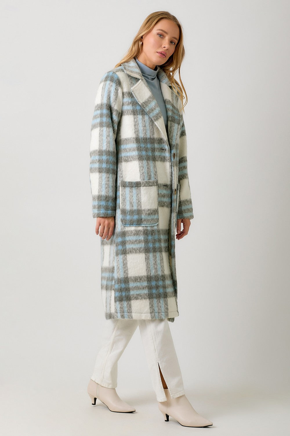 Plaid Long Coat