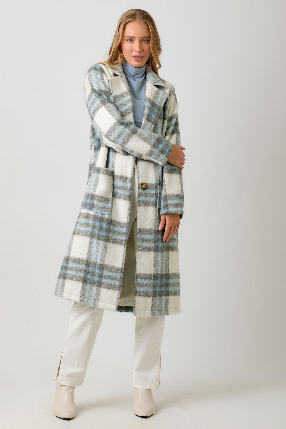 Plaid Long Coat