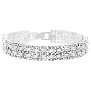 5 Line Rhinestone Bracelet