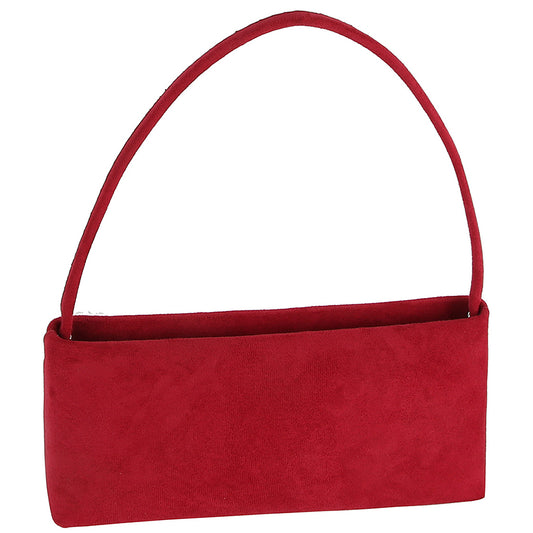 Smooth Shoulder Bag in Red