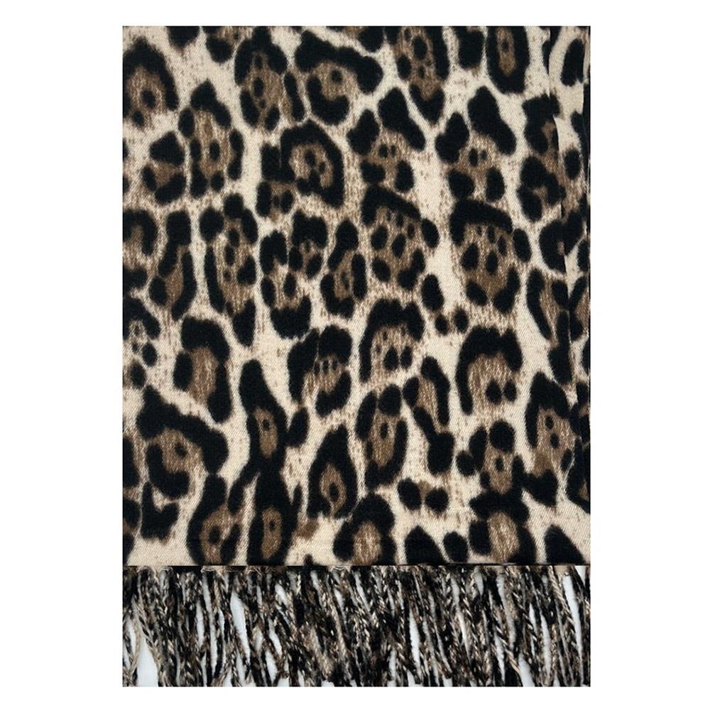 Animal Print Oblong Scarf