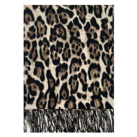 Animal Print Oblong Scarf