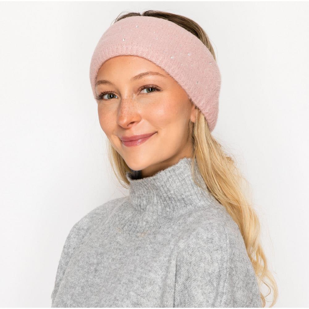 Rhinestone Knit Headwrap