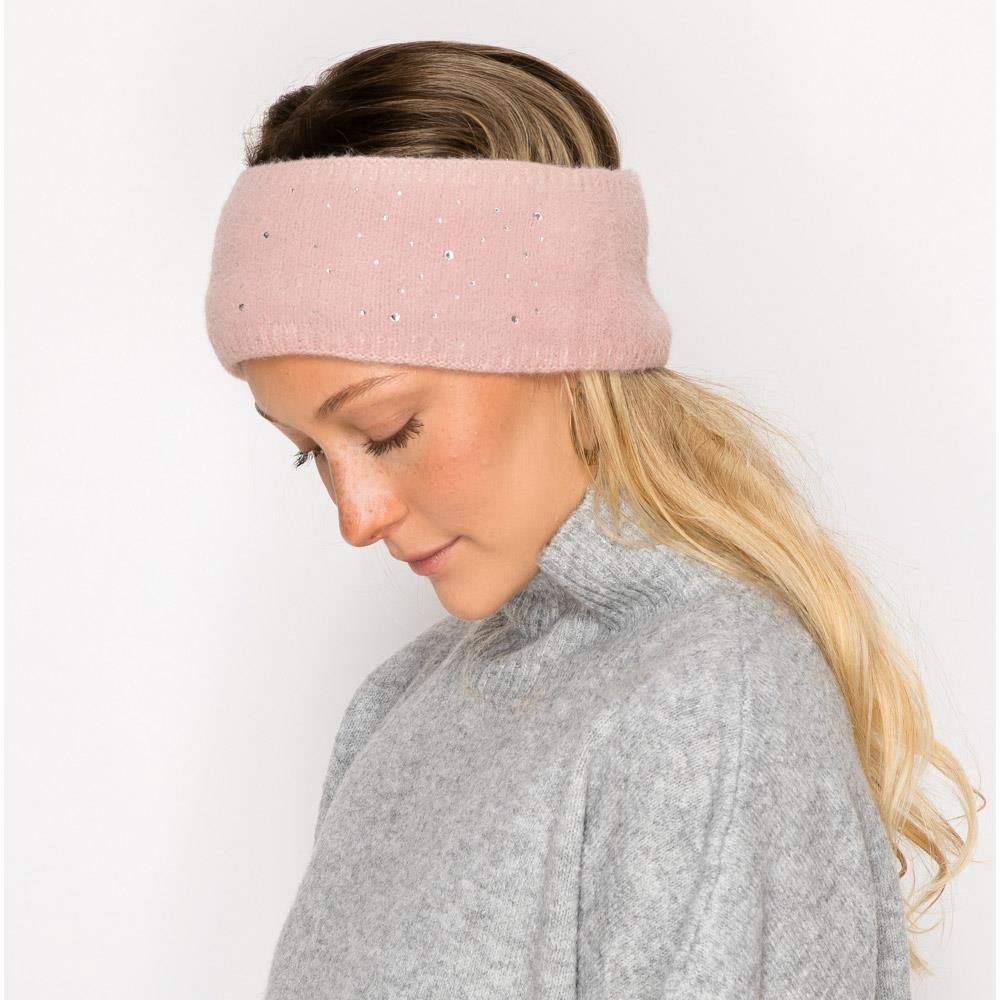 Rhinestone Knit Headwrap
