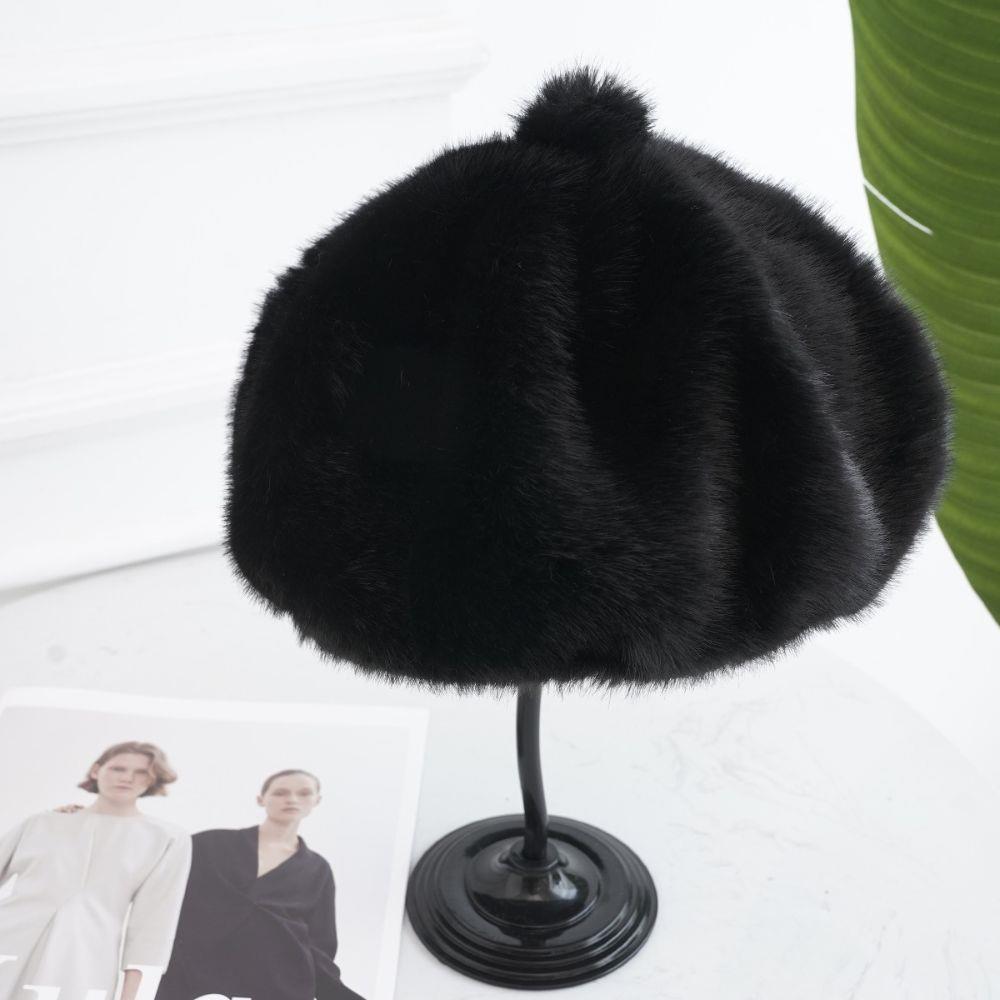 Faux Fur Beret
