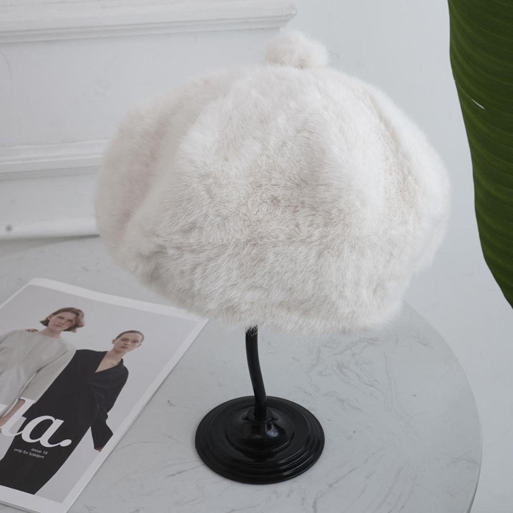 Faux Fur Beret