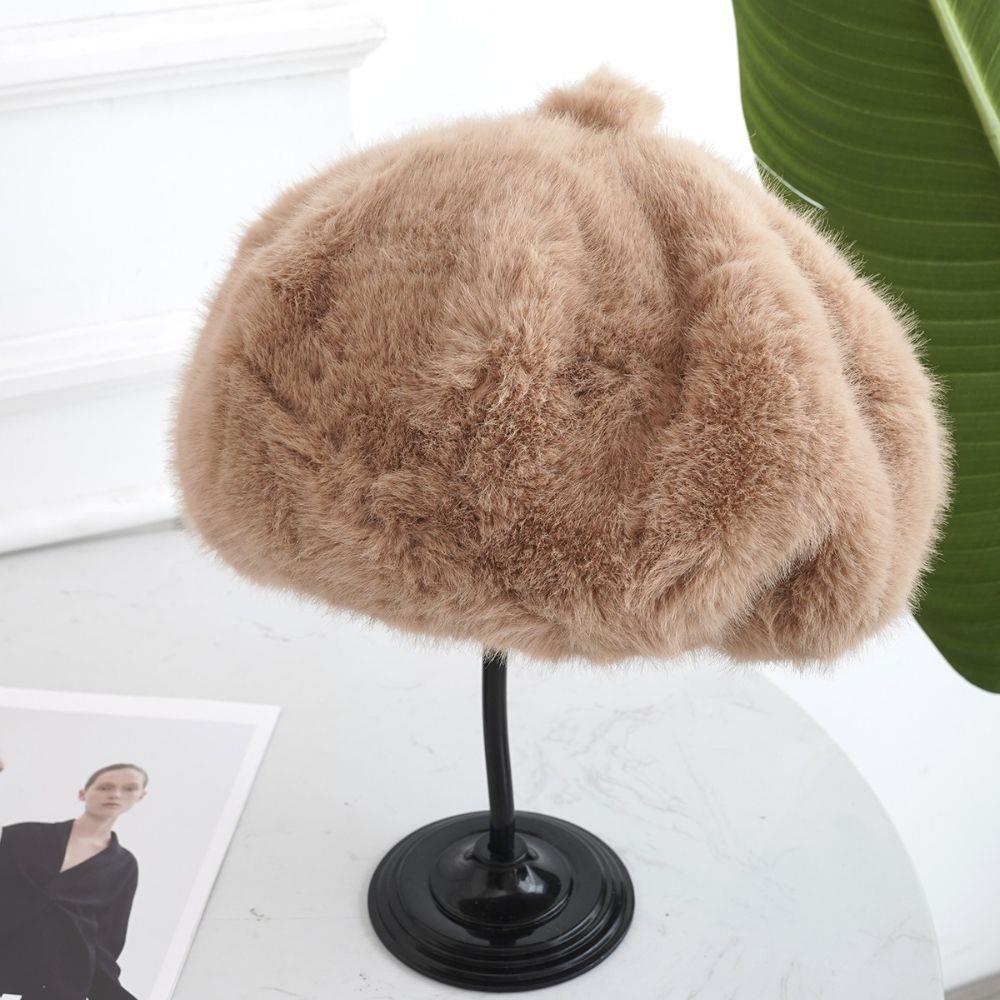 Faux Fur Beret