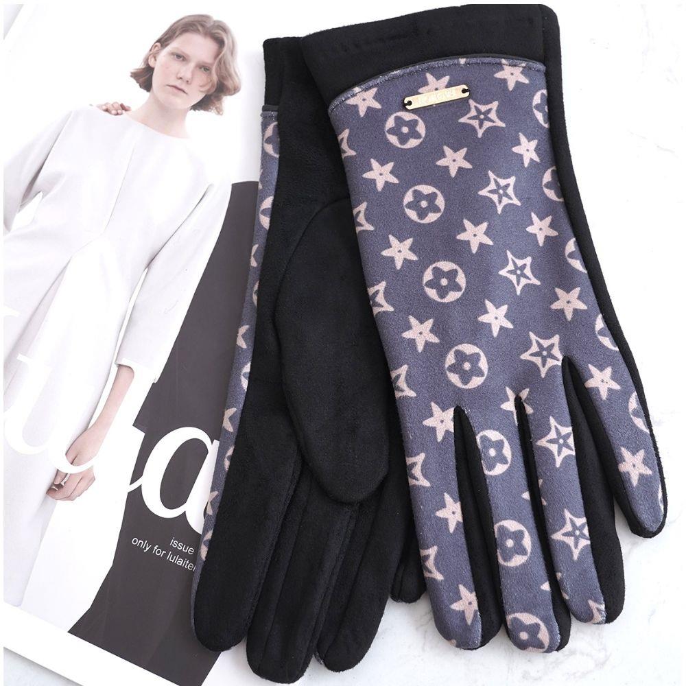Monogram Star Gloves