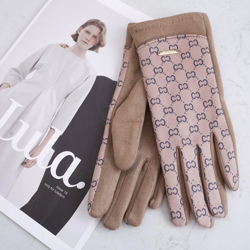 Monogram Gloves
