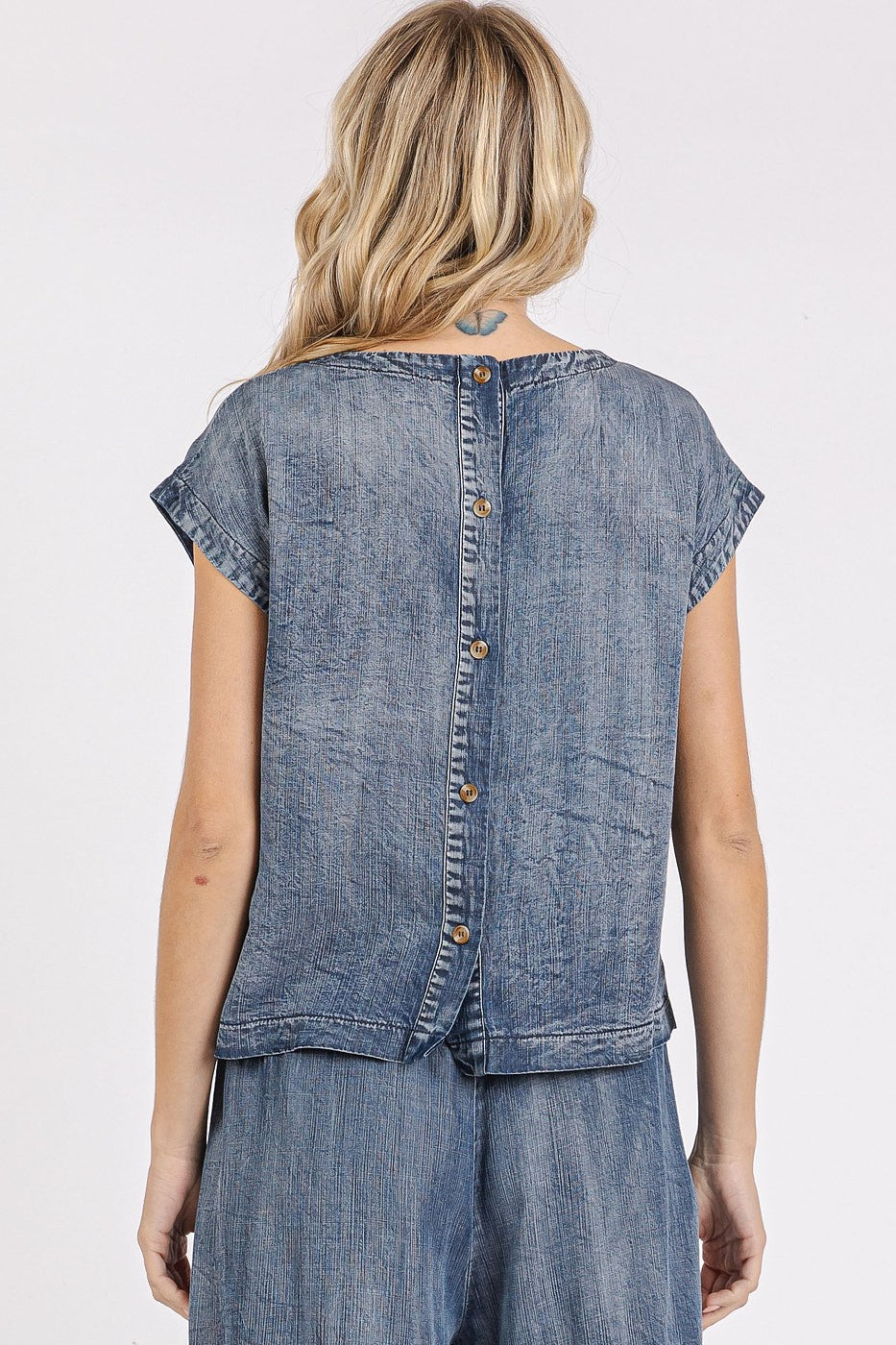 Tencel Chambray Top