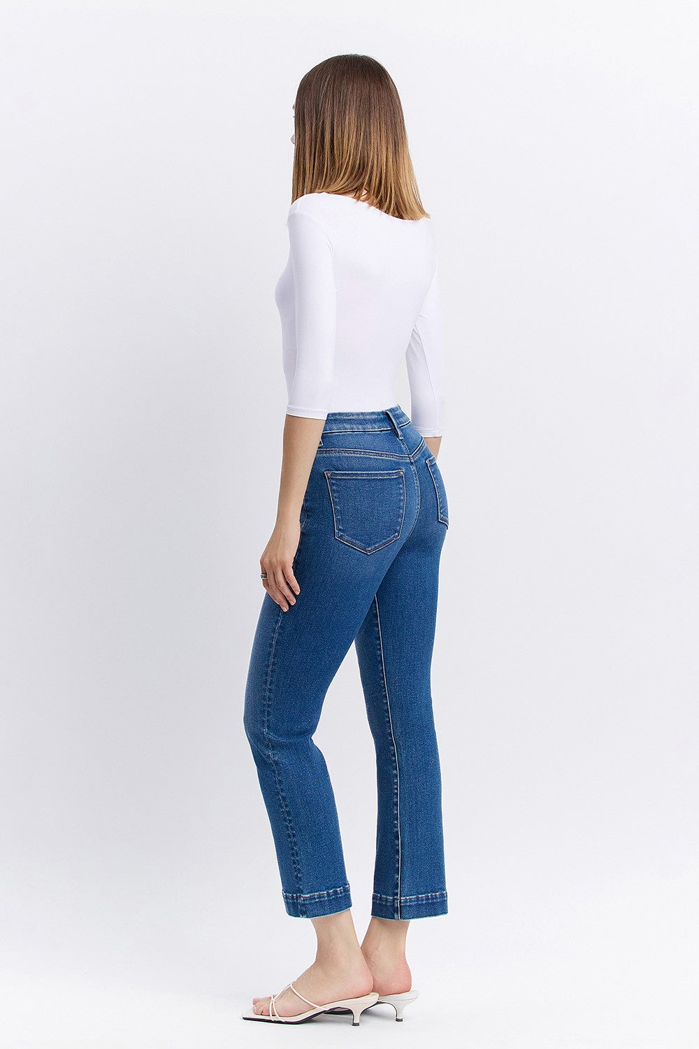 Trouser Hem Kick Flare Jeans