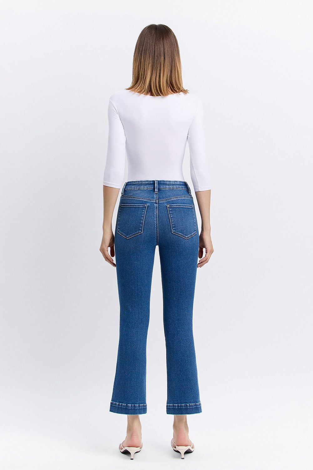 Trouser Hem Kick Flare Jeans