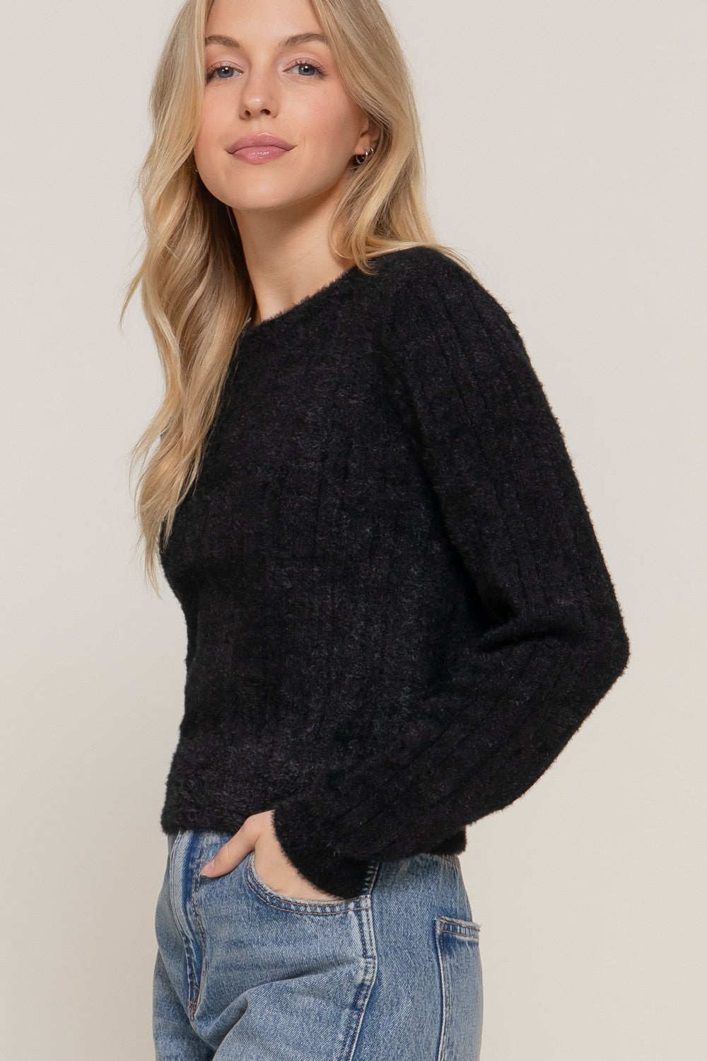 Long Sleeve Crew Neck Sweater