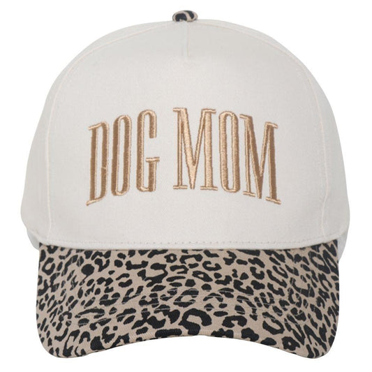 Dog Mom Leopard Baseball Cap