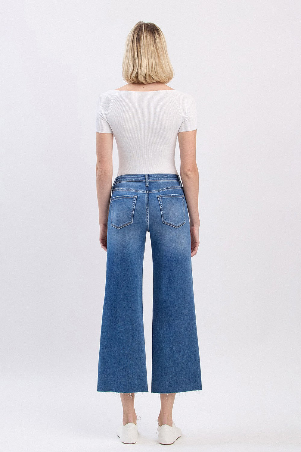 Stretch Wide Leg Jeans