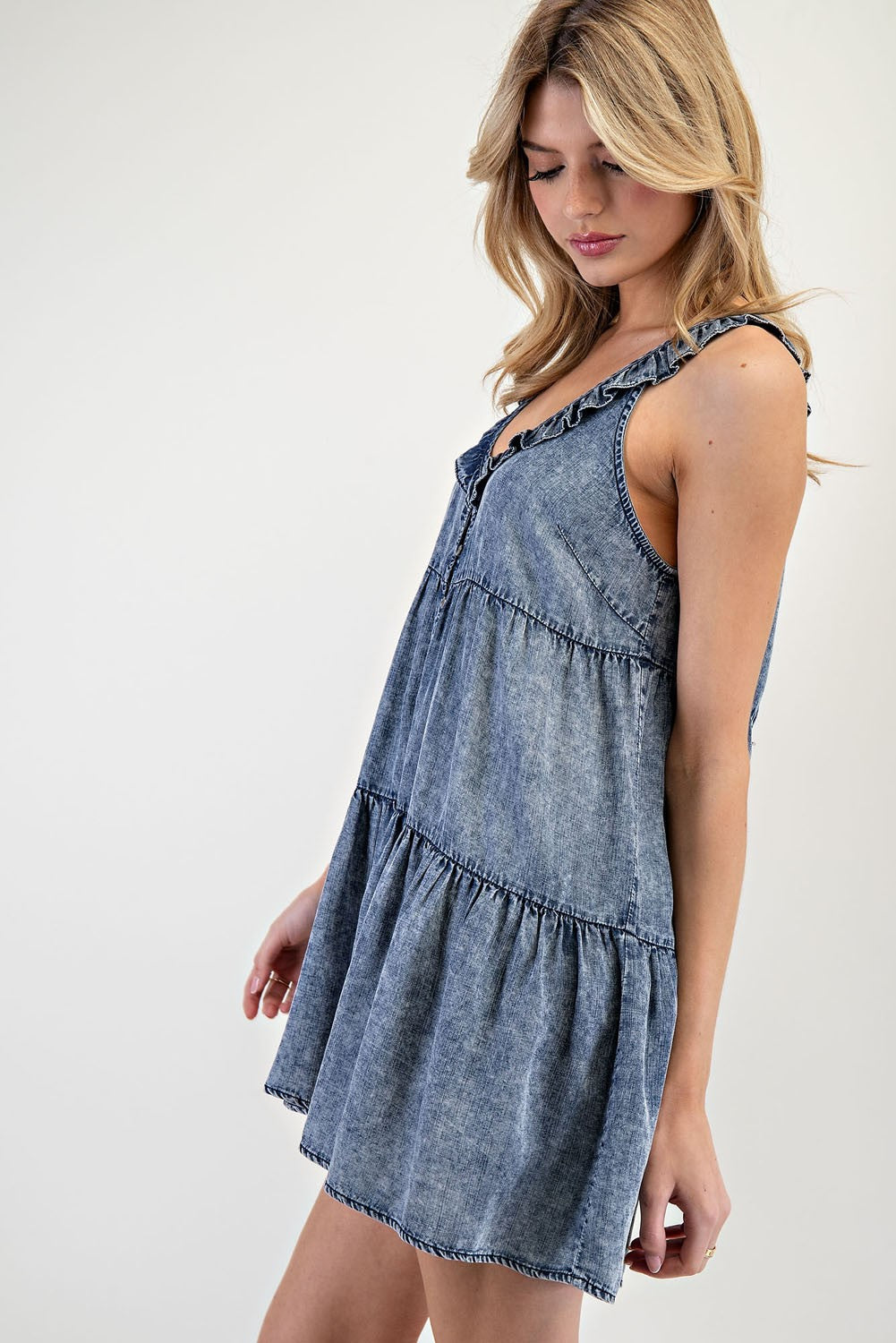 Tencel Mineral Washed Romper