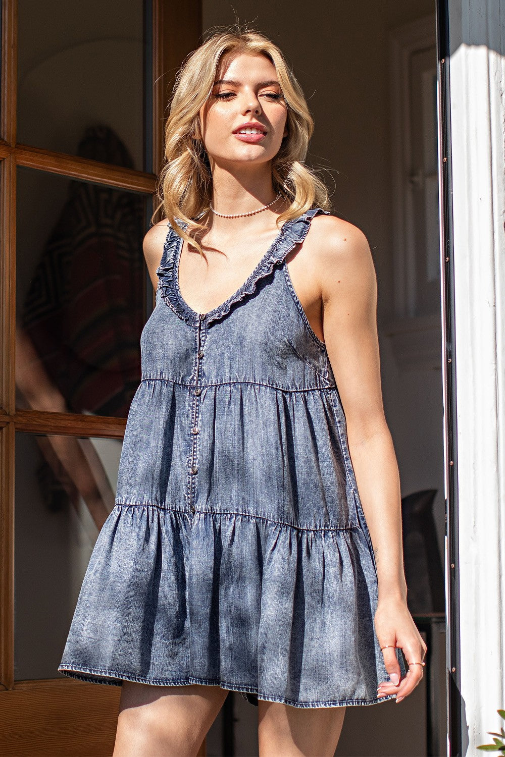 Tencel Mineral Washed Romper