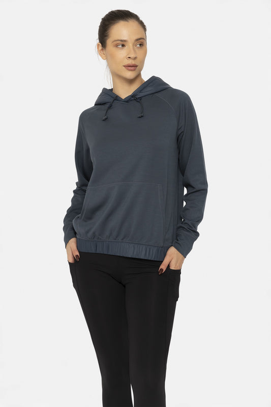 Modal-blend Pullover Hoodie