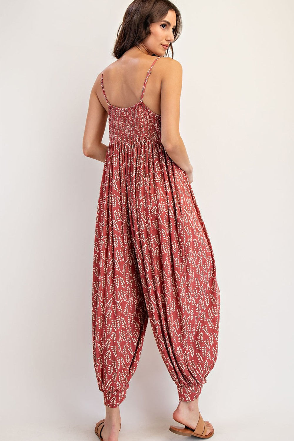 Raspberry Boho Jumpsuit