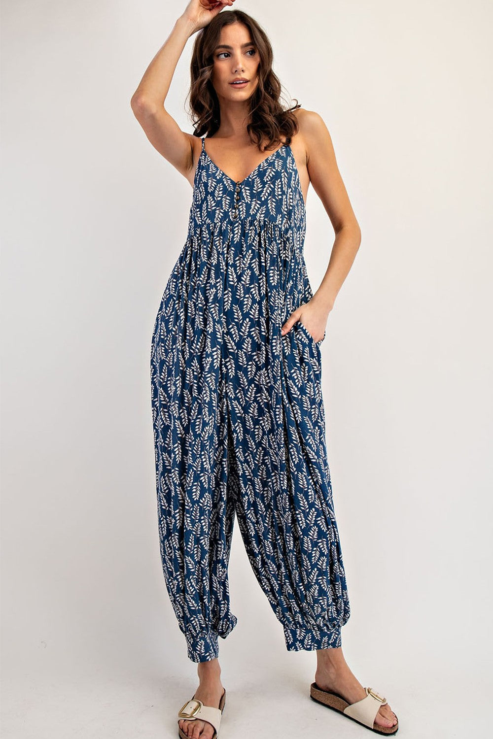 Indigo Boho Jumpsuit