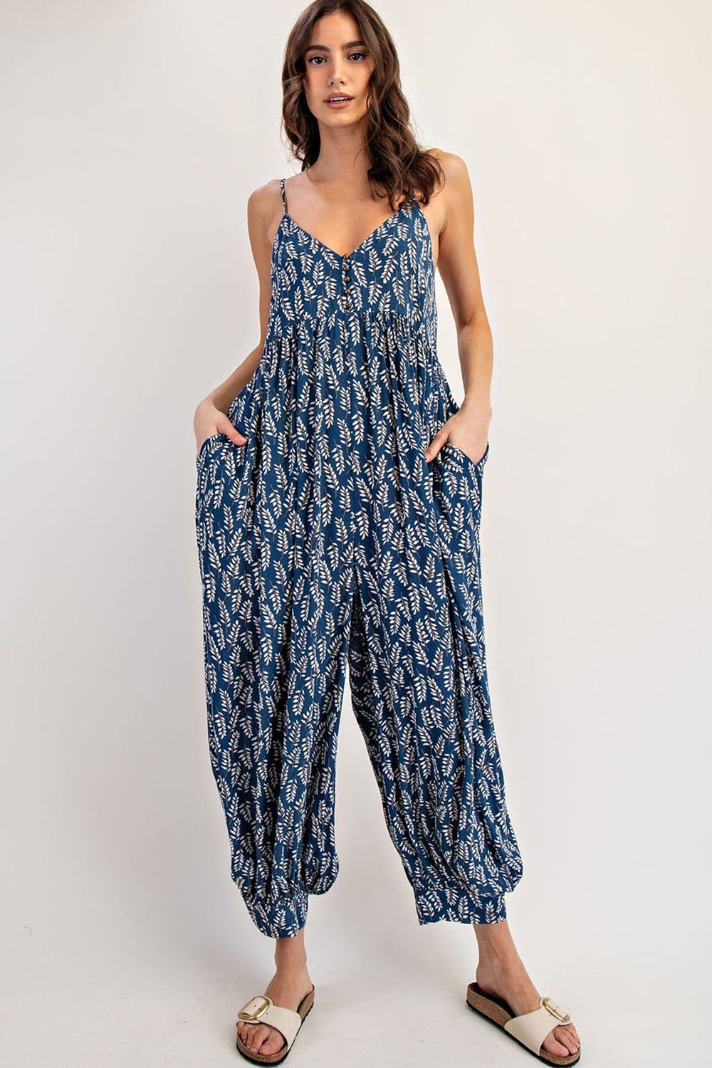 Indigo Boho Jumpsuit