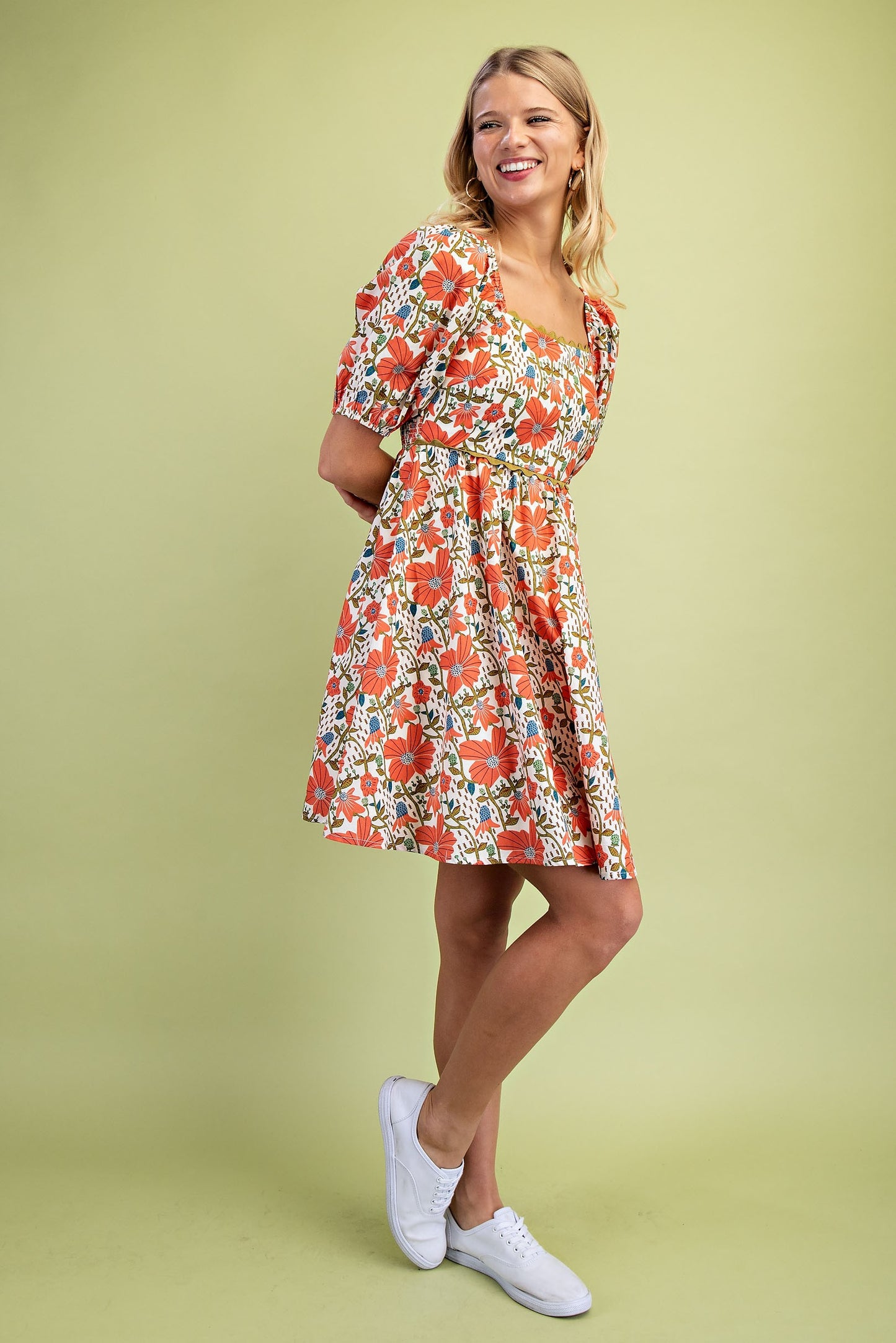 The Analissa Floral Mini Dress