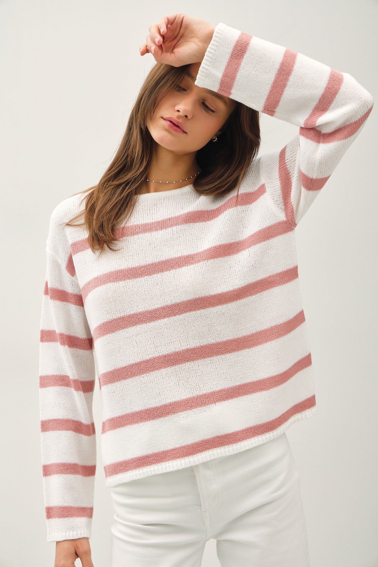 Stripe Relaxed Sweater