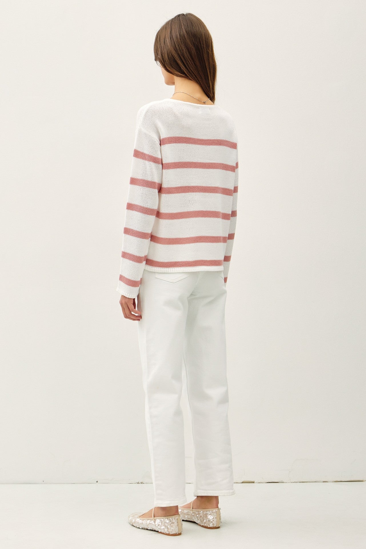 Stripe Relaxed Sweater