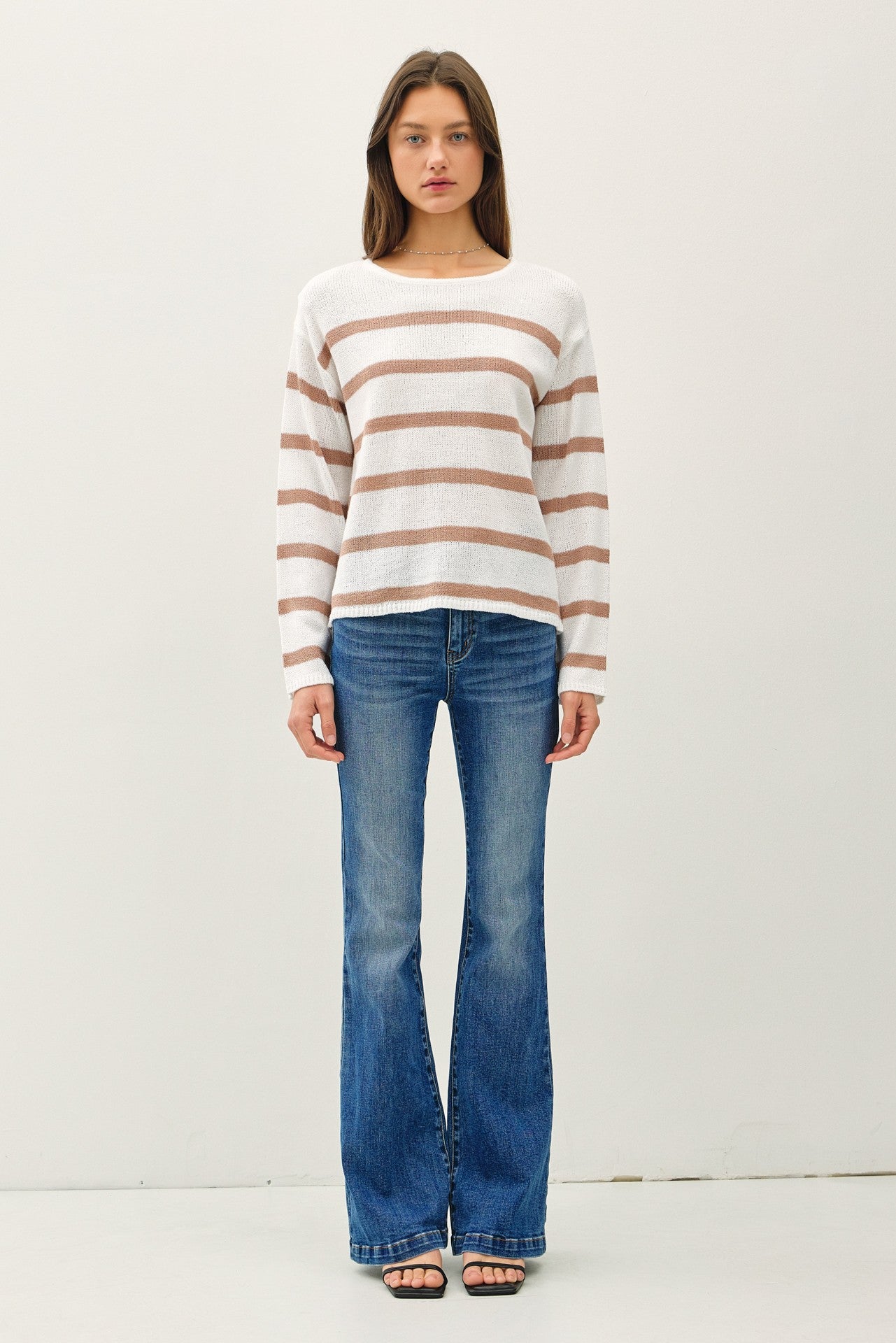 Stripe Relaxed Sweater