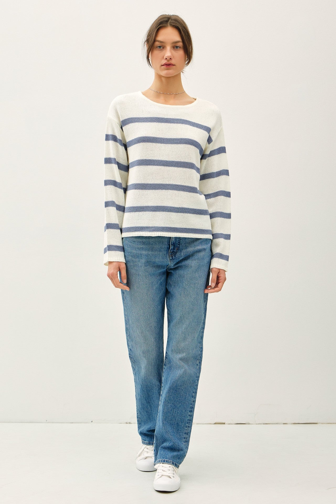 Stripe Relaxed Sweater