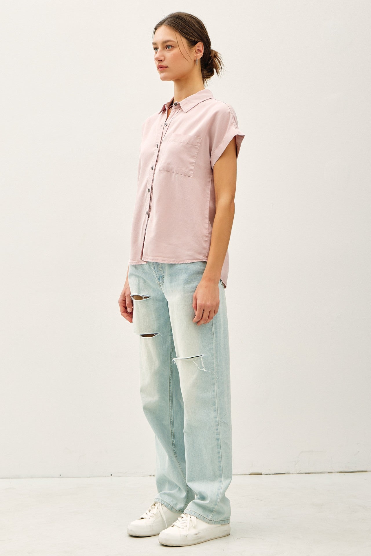 Short Sleeve Tencel Top Collection