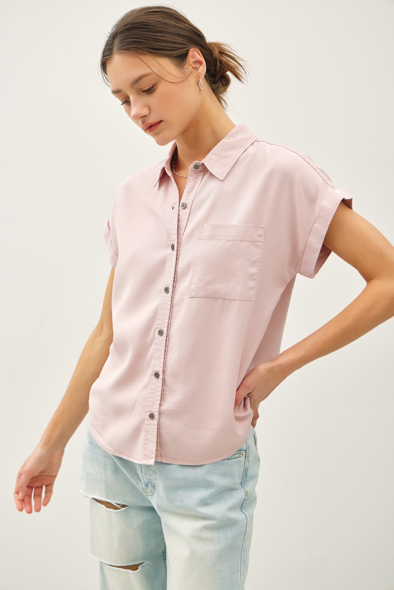 Short Sleeve Tencel Top Collection