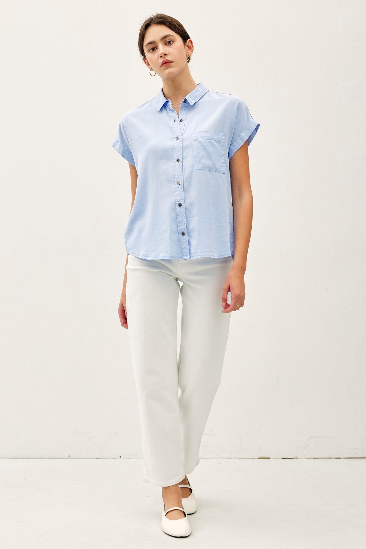 Short Sleeve Tencel Top Collection