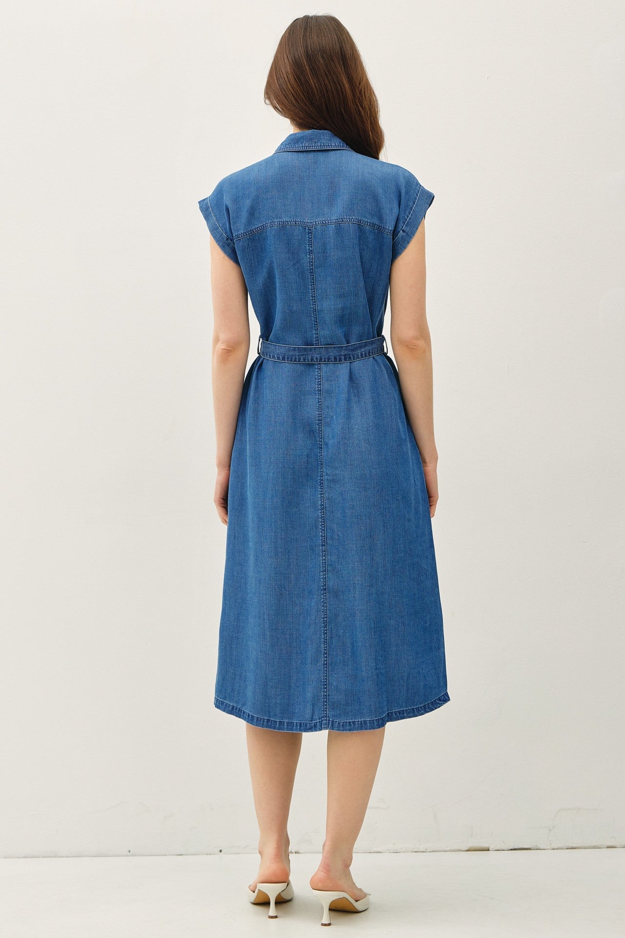 Tencel Denim Shirt Dress