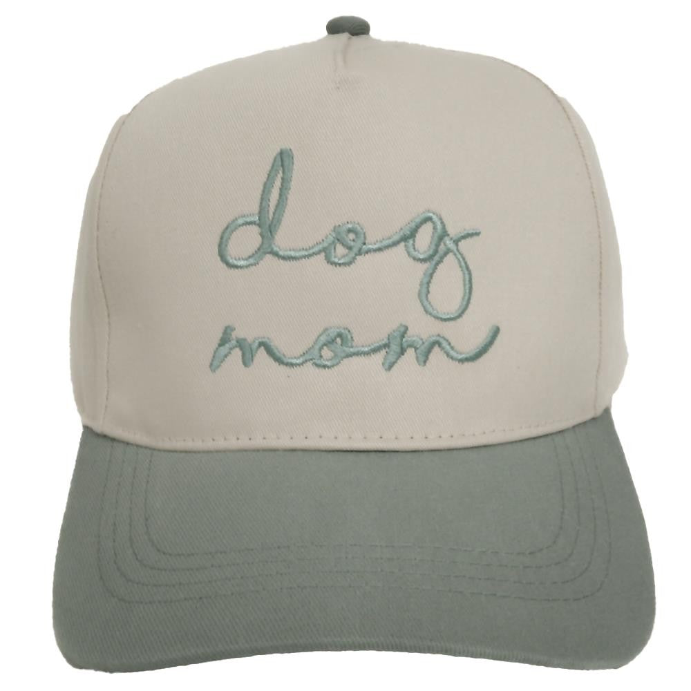 Dog Mom Baseball Cap in Sage