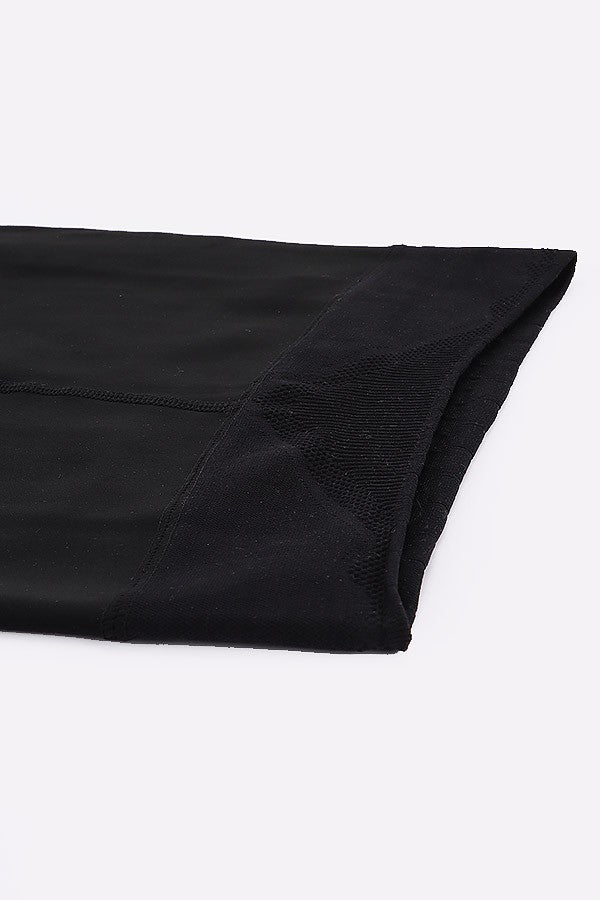 Warm Fleece Lined Tights in Black