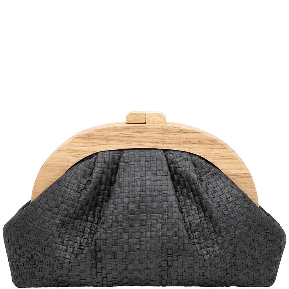 Woven Crossbody in Black