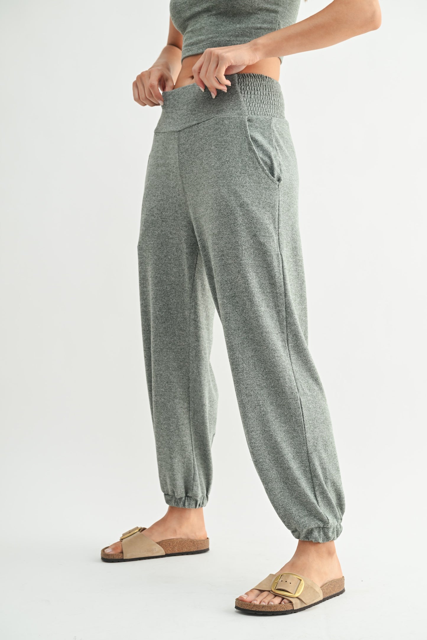 Brushed Hacci Lounge Jogger