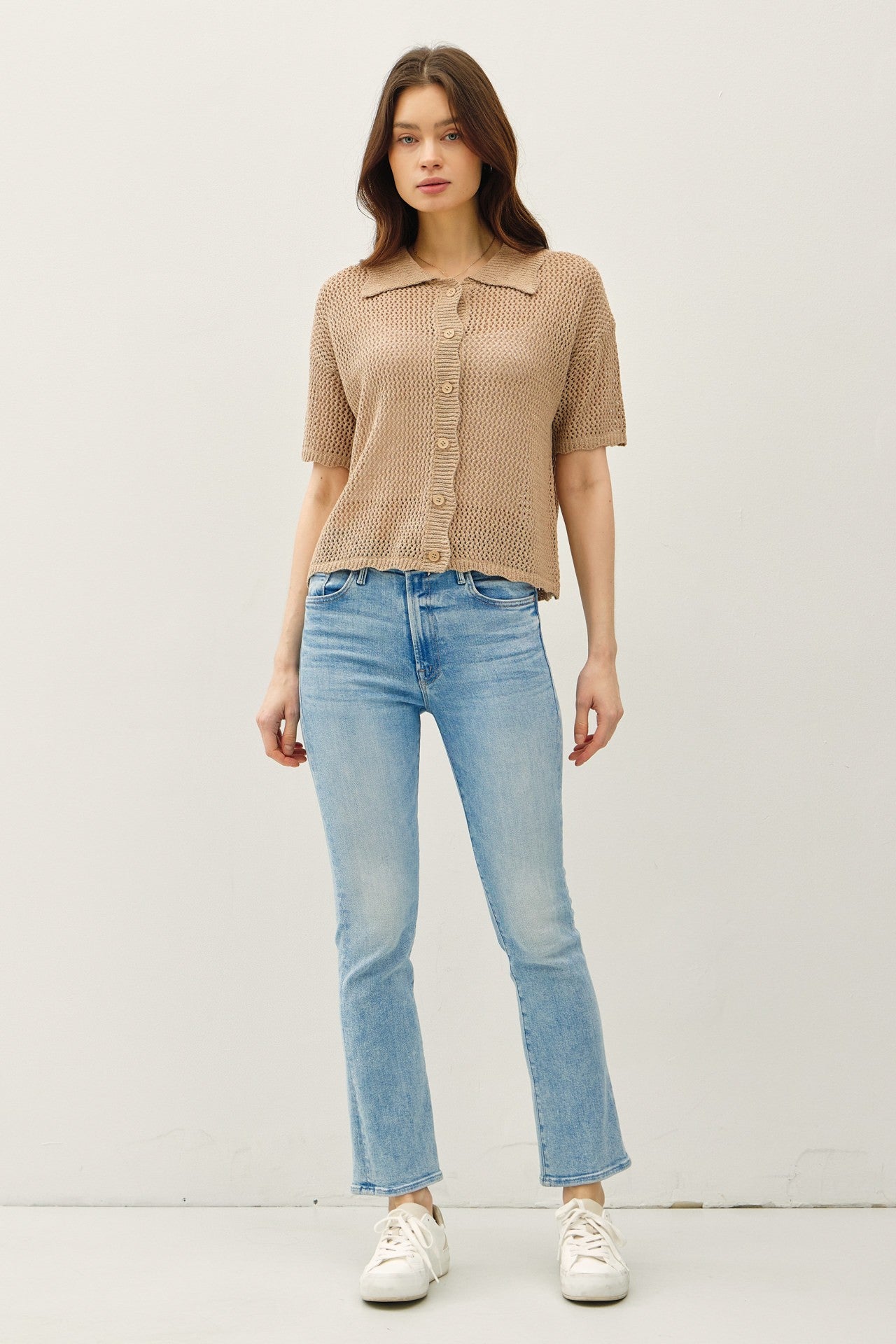 Crochet Collar Top