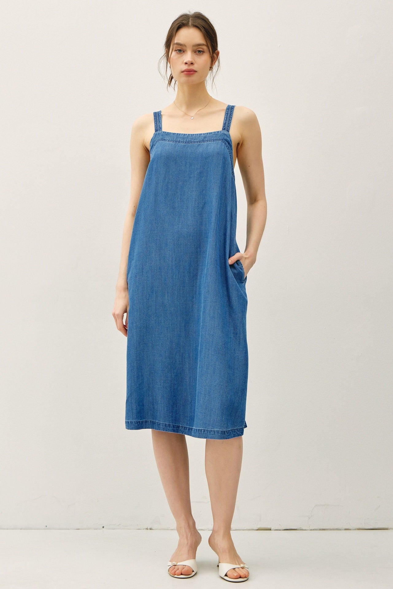 Tencel Midi Sun Dress