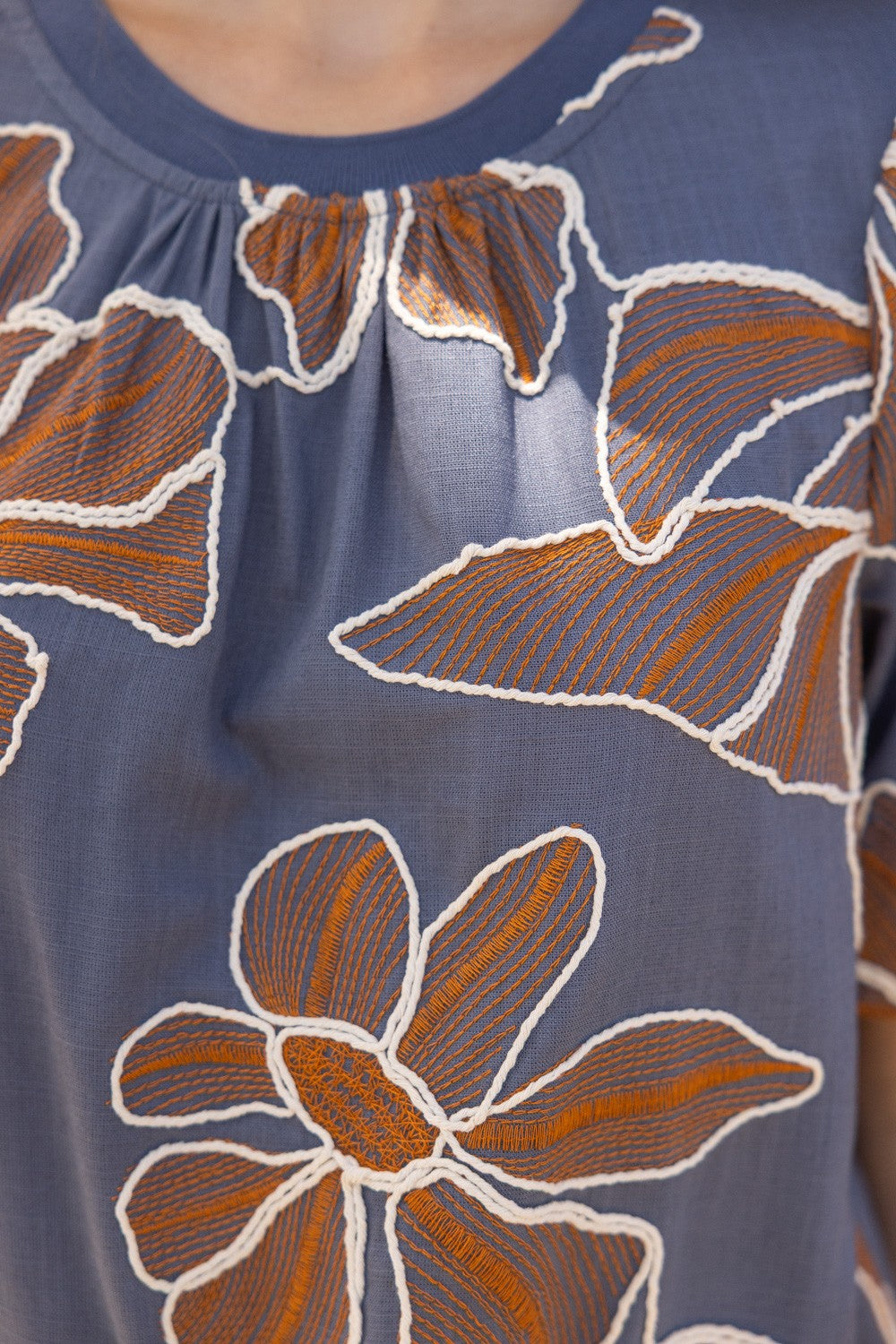 Floral Embroidery Top