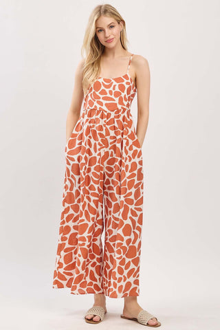 Wide Leg Cami Jumpsuit